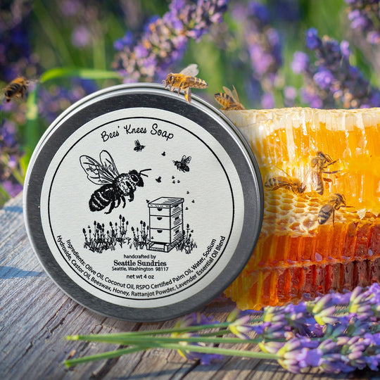 🐝 Bees' Knees Soap: Lavender & Honey Blend | Seattle Sundries